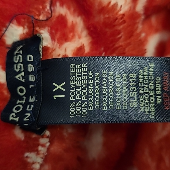 NWT, U.S Polo Assn, 2 piece pj set, 1X - Picture 7 of 7